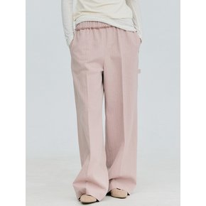 Color Banding Pants_Pink