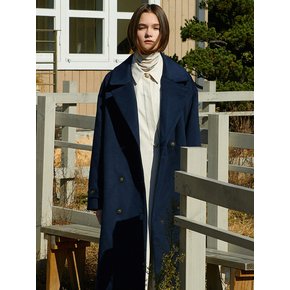 amr1358 double long coat (navy)