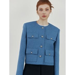 Round-neck Tweed Jacket / M231CJ0303F