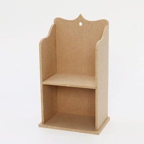 우드공예 MDF 장식가구 완성형 2단 책꽂이 1개 자재 (1개 묶음) 책꽂이선반 책상책꽂이