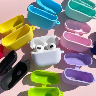  AirPods 3 에어팟3 세대케이스 국내생산 에어팟3세대케이스 10색상 젤리소재