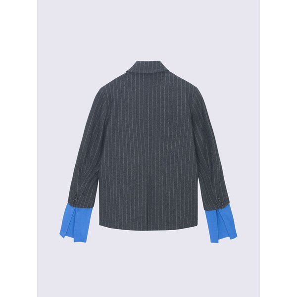 커프스 포인트 울 블레이저 (2 COLOR)