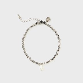 [S머니 10% 적립]Pearl Ankle Bracelet - Silver