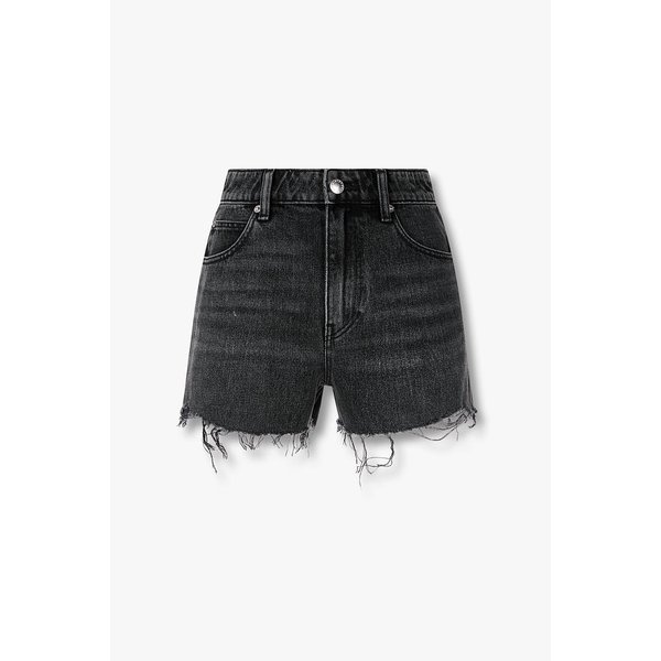 엠보싱 로고 포켓 데님 쇼츠 3616110105000