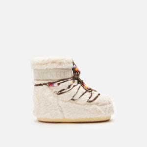 문부츠 24FW 아이콘 FAUX FUR 로우 부츠 CREAM 80D1409470 L002