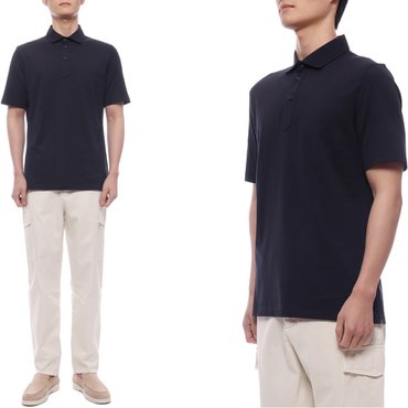 브루넬로쿠치넬리 25SS 남성 폴로 반팔티셔츠 (M0B133936 C4425 25S)