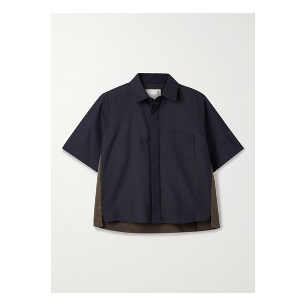 크레이프 셸 셔츠 네이비 46376663162869304