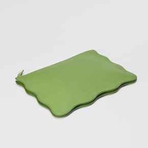 [LWL] RUFFLE CLUTCH(러플 클러치) Olive Green