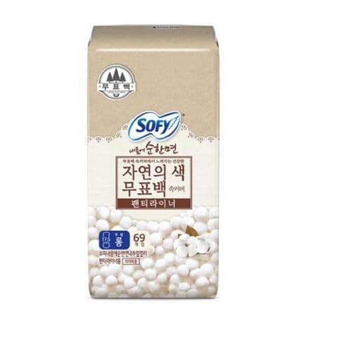 쏘피 순한면 무표백 속커버 팬티라이너 롱 69p(1)