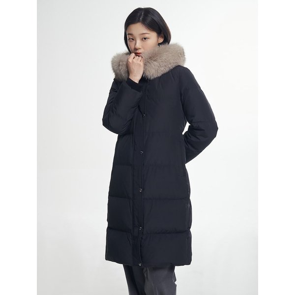 헤비 롱 슬림 다운  블랙 (BF5Y38C075)