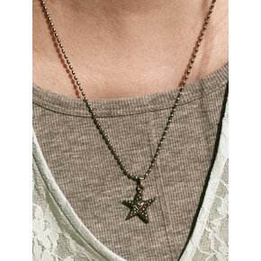 muted necklace-silver