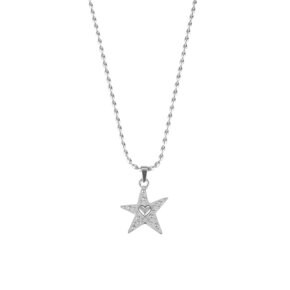 muted necklace-silver