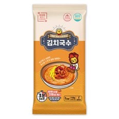  이지쿡 쫄깃 구포 김치국수 110g 면+스프 라면처럼 간편 1인분 밀키트 소확행몰