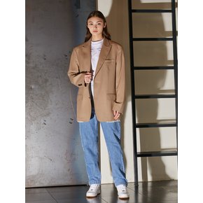 [Italy Fabric]Over Single Jacket(2color)