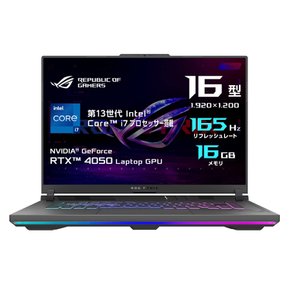 ASUS PC ROG Strix G16 G614JU GeForce RTX 4050 Core i7-13650HX 16GB SSD512GB 165Hz RGB