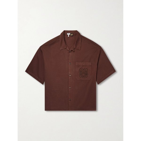 파울라스 이비자 로고 자수 코튼 셔츠 46376663163059194