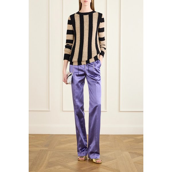 프레이드 스트라이프 오픈 니트 스웨터 46376663163038384