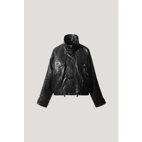 [파주점] 이로 여성 ADAHI Leather Jacket IOJLA23103BKX