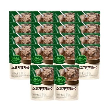 CJ제일제당 비비고 진국육수 소고기양지 500g x18개