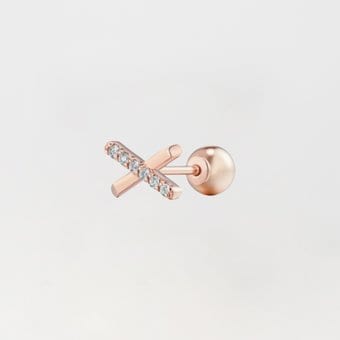 스톤헨지 XOXO 14K 피어싱 M0754(싱글)
