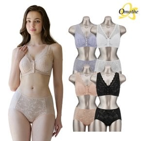 (신세계쇼핑단독)오모떼 스냅 브라팬티 4세트