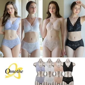 (신세계쇼핑단독)오모떼 스냅 브라팬티 4세트