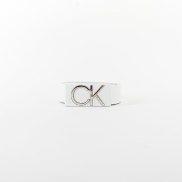 Calvin Klein 캘빈클라인골프 남성 CK 로고 버클 벨트 WHITE 화이트 CN1BE2102 806