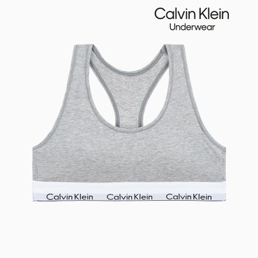 Calvin Klein Underwear 여성 모던 코튼 레이서백 브라렛 (QF3785AD-020)