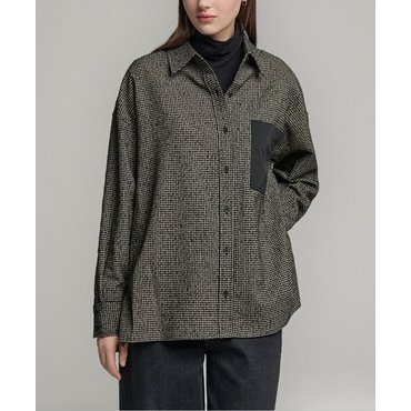 DKNY 부클레 체크 셔츠 (DW2E7WBL047C)