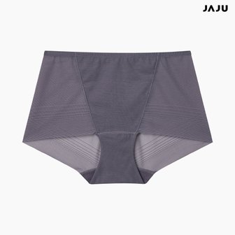 JAJU 여 헴라인 서포트 쇼티 팬티  다크 그레이  J413301005