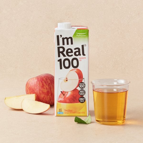 아임리얼 100 사과_730ml