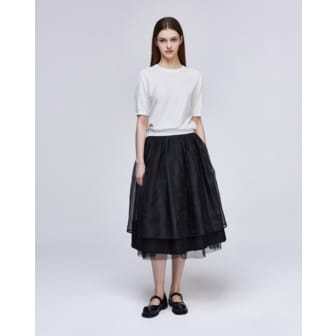 송지오 [파주점] [송지오우먼]송지오 컬렉션 언더다트 크루넥 니트 아이보리 WH3KT707IV