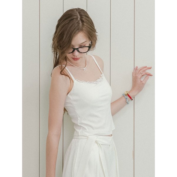 DD_Lace trim inner tank top_2color