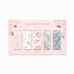 마그네틱 북마크 - 플로럴 5P