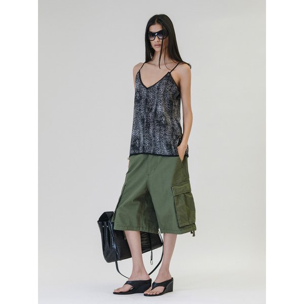 Vintage Cargo Half-pants [KHAKI]