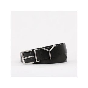 와이프로젝트 Y로고 35MM 남성 벨트 BELT1Y S25 BLACK SILVER