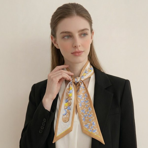 롤리엣 실크 롱 스카프 SE629S306