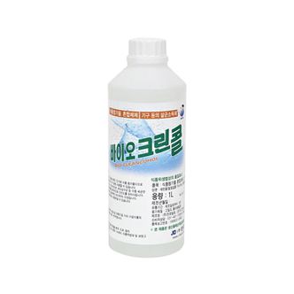  원룸살림 다용도 살균 소독제 바이오 크린콜 1L 진로 발효