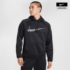 나이키 맨즈 나이키 써마 핏 풀오버 피트니스 후디 NIKE FZ1061-010