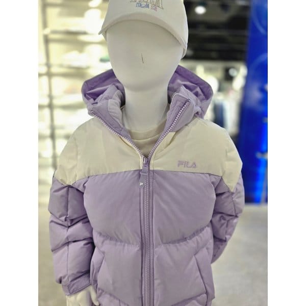 [파주점] 키즈 중힙 배색 구스 다운 (FK2DJG4202X-PLV)