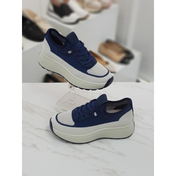 확대된 대표 HANSHOE 세이브존09 밴딩끈 메쉬 통굽 키높이 스니커즈 4cm SG HS68s2006bb(1)