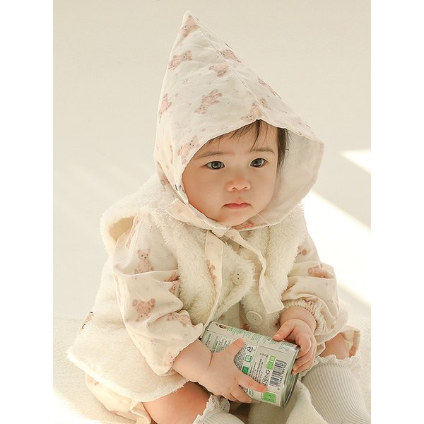 포근하고 제일 귀여운 - 아기 퍼 조끼