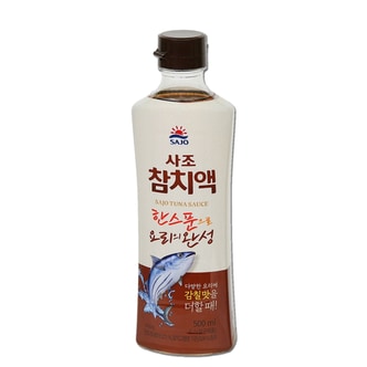  사조대림 감칠맛 찌개육수 천연조미료 참치액 500ml