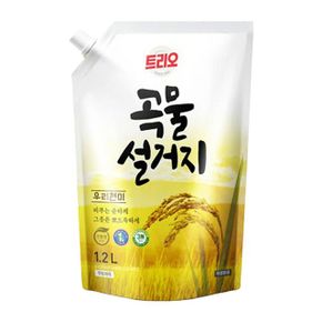 트리오 곡물설거지 우리현미 1.2L 리필