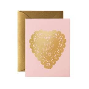 Doily Valentine Card 발렌타인 카드