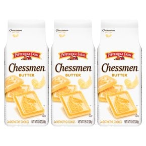 Pepperidge Farm Chessmen Butter 페퍼리지팜 체스맨 버터 쿠키 206g 3팩