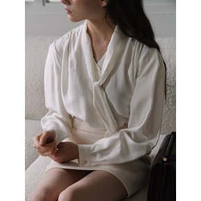 Silky Strap Blouse - Ivory