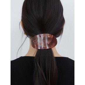 Oval marble pin