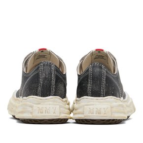 블랙 행크 OG 슈링크 가죽 로우탑 스니커즈 A16FW734 BLACK