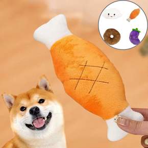 강아지 고양이 삑삑이 장난감 4종 흥미유발 도넛 가지
